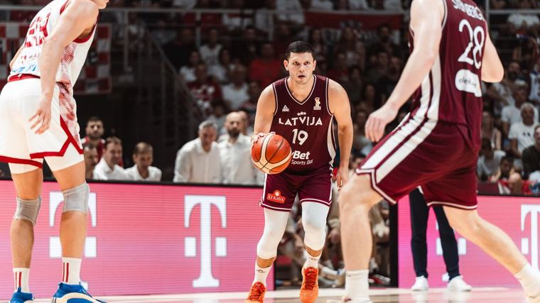 Latvijas basketbola izlase kapitulē Horvātijā – ielaisti 115 punkti