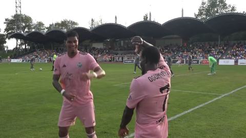 VIDEO ⟩ Liepājnieki futbola virslīgā ar uzvaru "apsveic" Eirokausos iekļuvušo "Riga"
