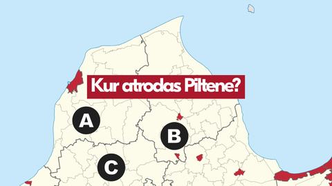 TESTS ⟩ Vai zini, kur atrodas Latvijas mazākās pilsētas?