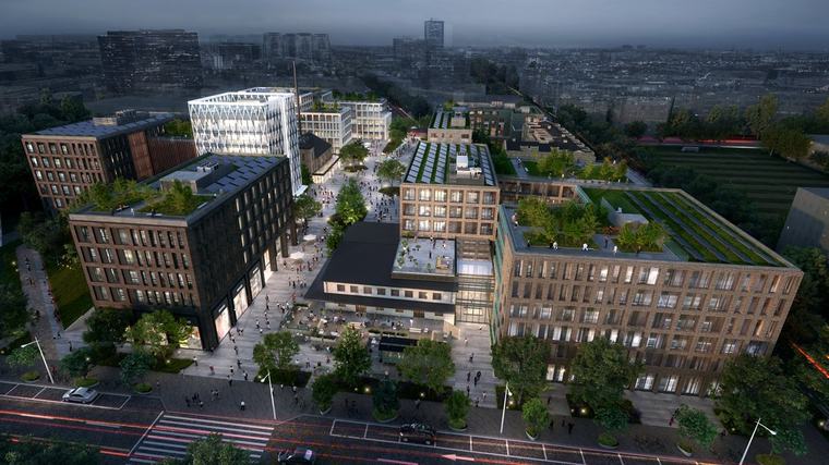 Rīgas centrā sāk kvartāla "Sporta 2" būvniecību, pirmajā kārtā investēs 50 miljonus eiro