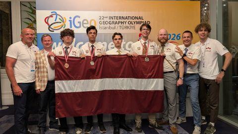 Latvijas skolēni Starptautiskajā ģeogrāfijas olimpiādē sasniedz vēsturiski augstāko rezultātu