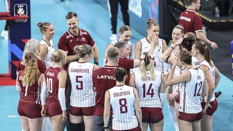 Latvijas volejbolistes Eiropas čempionāta finālturnīrā izcīna 20. vietu