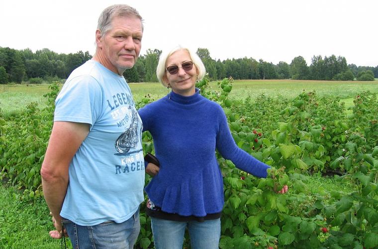 Ineta un Dzintars Bulavi Krapē aicina uz rudens aveņu dārzu Krapes muižas svētkos